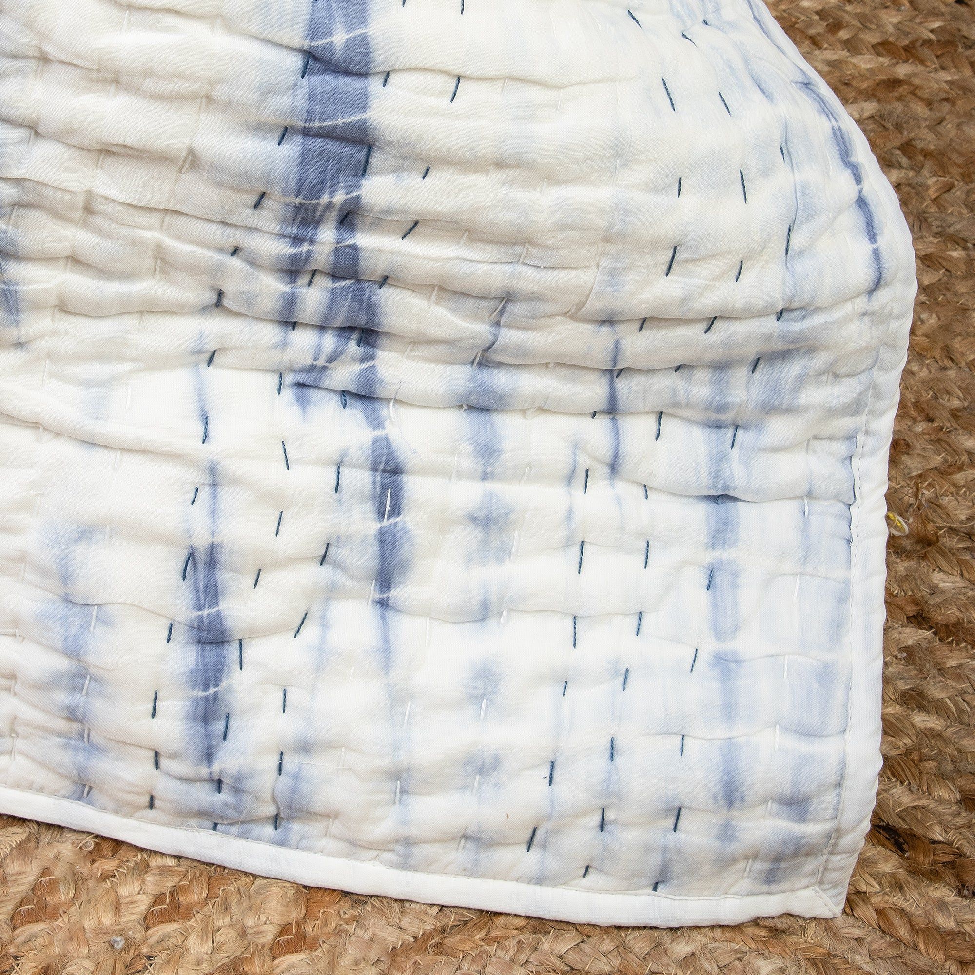 Premium Tie Dye Cotton Kantha Quilt